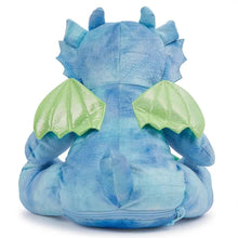 Load image into Gallery viewer, Personalised Dragon plush teddy back view
