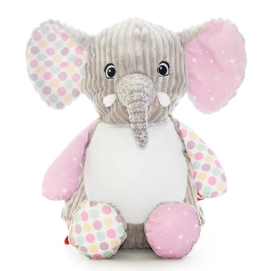 Personalised Harlequin Elephant Bubblegum