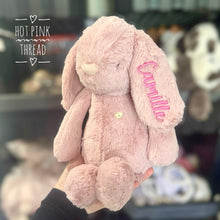 Load image into Gallery viewer, Personalised Jamie Kay Snuggle Bunny | Penelope Powder Pink 30CM
