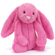 Load image into Gallery viewer, Personalised Jellycat Bashful Bunny Medium - Hot Pink front view
