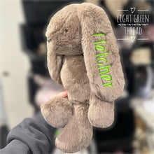 Load image into Gallery viewer, Personalised Jiggle &amp; Giggle Medium Bunny | Taupe
