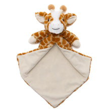 Load image into Gallery viewer, personalised giraffe comforter luvie blankie
