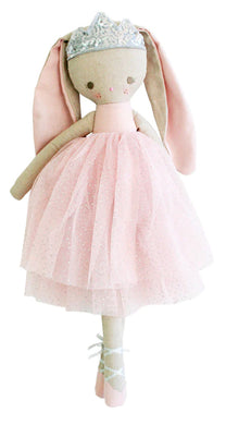 Personalised Alimrose Billie Princess Bunny 43cm - Pink