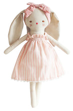 Load image into Gallery viewer, Personalised Alimrose Large Bopsy Bunny 40cm - Pink Stripe
