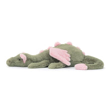 Load image into Gallery viewer, Jellycat Malachy Dragon side
