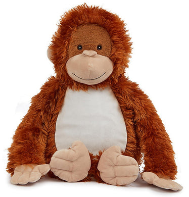Personalised Olly Orangutan front view