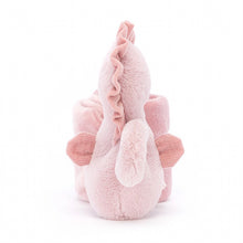 Load image into Gallery viewer, Personalised Jellycat Sienna Seahorse Blankie Soother
