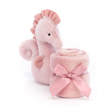 Load image into Gallery viewer, Personalised Jellycat Sienna Seahorse Blankie Soother
