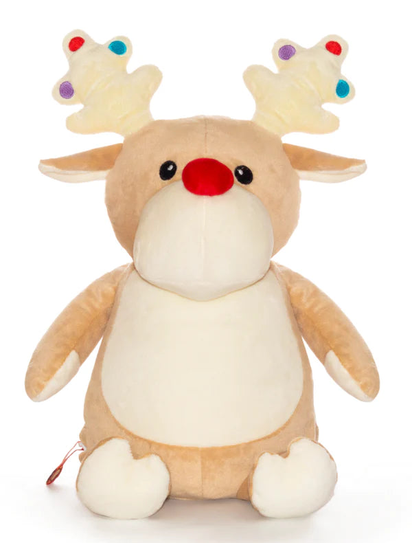 Personalised Taupe Reindeer