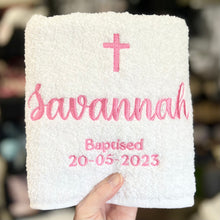 Load image into Gallery viewer, Christening/Baptism Hand Towel
