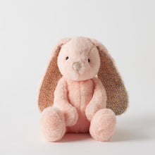 Load image into Gallery viewer, Personalised Jiggle &amp; Giggle Medium Bunny | Floral Peach
