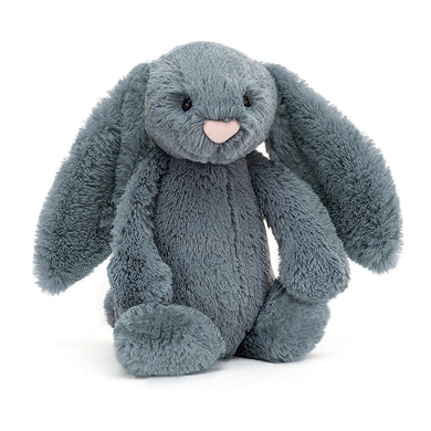 Personalised Jellycat Bashful Bunny Medium - Dusky Blue