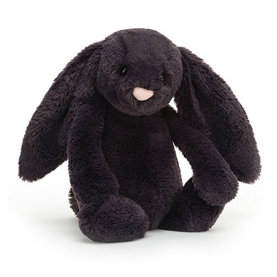 Personalised Jellycat Bashful Bunny Medium - Inky Black