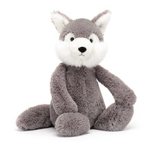 Load image into Gallery viewer, Jellycat Bashful Wolf Medium front view

