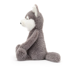 Load image into Gallery viewer, Jellycat Bashful Wolf Medium side view
