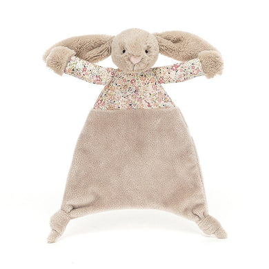 Personalised Jellycat Bashful Bunny - Beige Bea Blossom Comforter