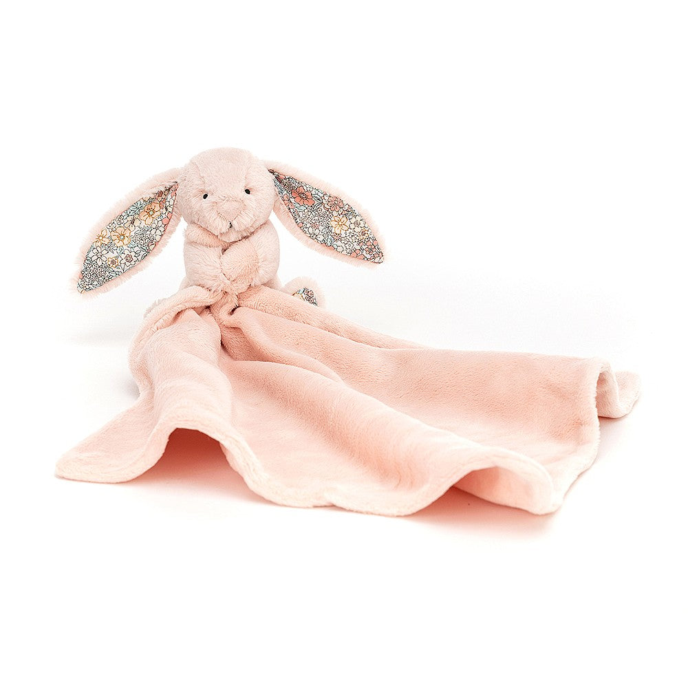 Personalised Jellycat Bashful Bunny - Blush Blossom Blankie Soother