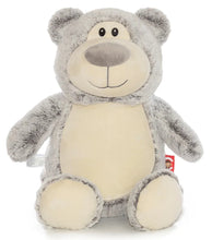 Load image into Gallery viewer, Personalised Silver Grey Bear Cubby
