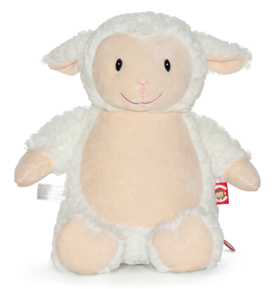 Personalised Fluffy Lamb Cubby