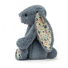 Load image into Gallery viewer, Personalised Jellycat Bashful Bunny - Dusky Blossom side view
