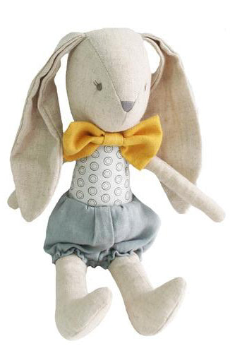 Personalised Alimrose Baby Boy Bunny 26cm