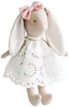 Load image into Gallery viewer, Personalised Alimrose Baby Broderie Bunny 26cm
