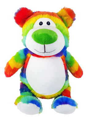 Personalised Rainbow Bear Cubby