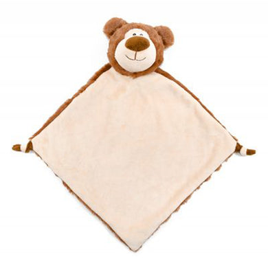 Personalised Brown Bear Blankie comforter soother