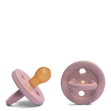 Load image into Gallery viewer, Blush Pink Natural Rubber Dummy Twin Pack  - Cub and Bear Co
