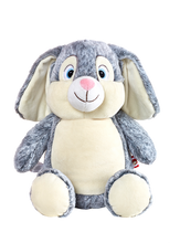 Load image into Gallery viewer, Personalised Grey Bunny Cubby
