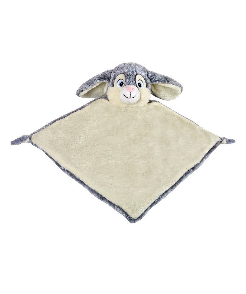 Personalised Grey Bunny Blankie comforter soother