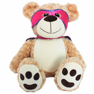 Personalised Courageous Bear - Pink