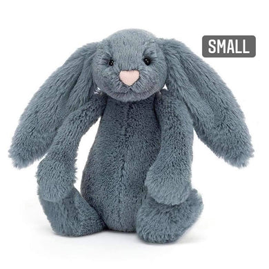 Personalised Jellycat Bashful Bunny SMALL - Dusky Blue
