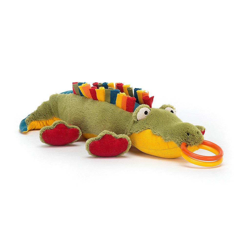 Jellycat Happihoop Croc Activity Toy