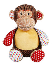 Load image into Gallery viewer, Personalised Brown Harlequin Monkey Cubby

