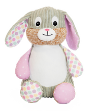 Load image into Gallery viewer, Personalised Harlequin Bunny Bubblegum 
