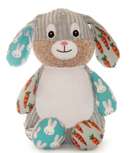 Load image into Gallery viewer, personalised Harlequin Bunny Carrots LIMITED EDITION
