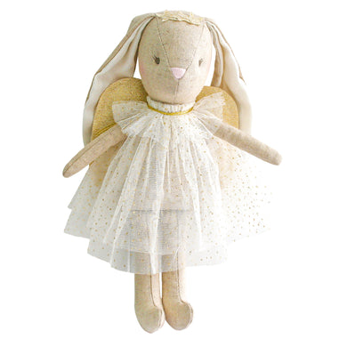 Personalised Alimrose Mini Angel Bunny Ivory 27cm