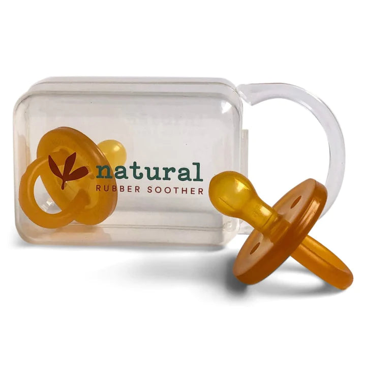 Natural Rubber Soother | Round | Reusable Packaging