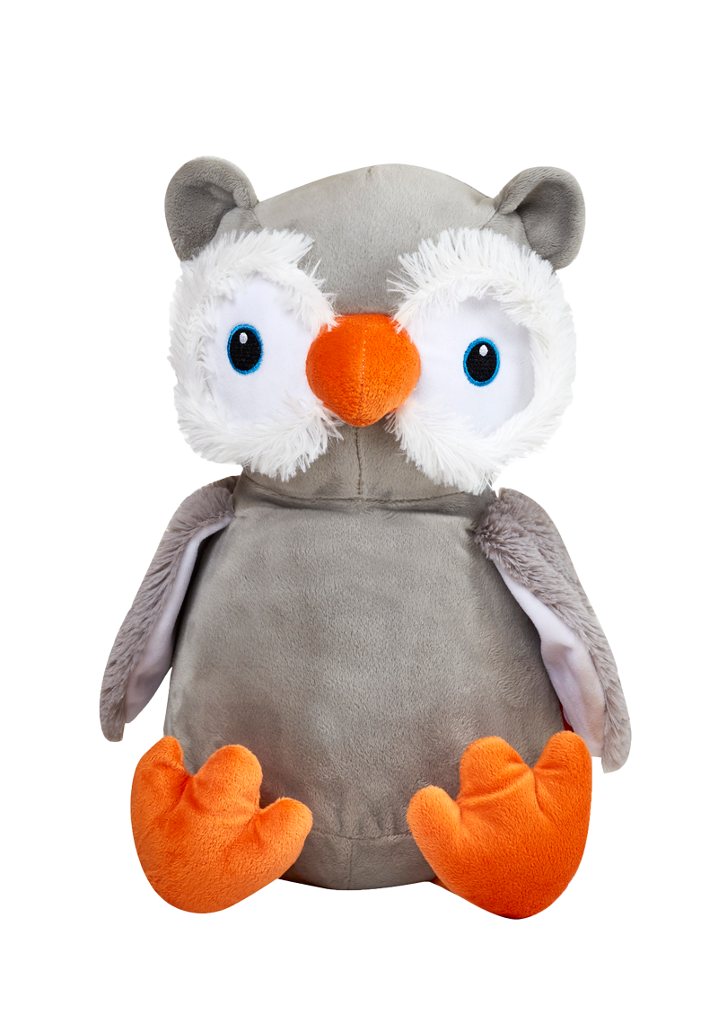 Personalised Grey Owl Cubby