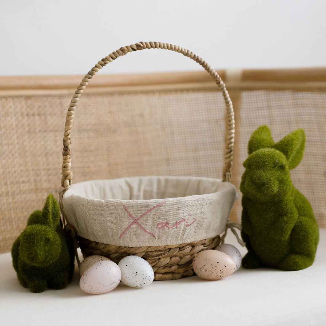 Personalised Easter Basket | Natural