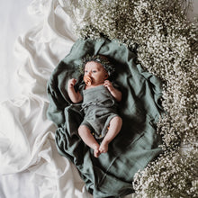 Load image into Gallery viewer, Soft Moss Muslin Swaddle
