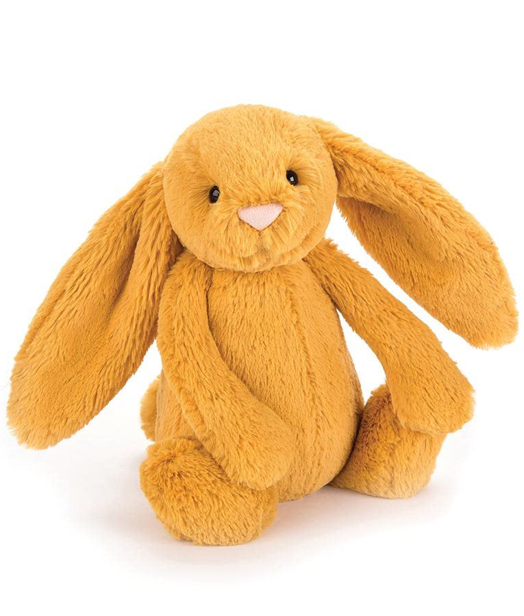 Personalised Jellycat Bashful Bunny Medium - Saffron
