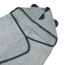 Load image into Gallery viewer, Personalised Hooded Dinosaur Towel
