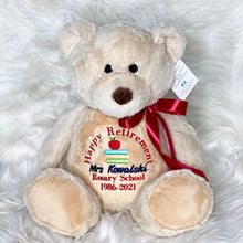 Load image into Gallery viewer, Personalised Beige Brown Tan Teddy Bear
