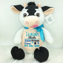 Load image into Gallery viewer, Personalised Signature Cow Teddy
