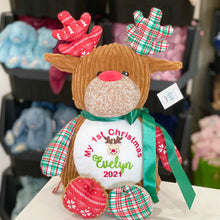 Load image into Gallery viewer, Personalised Harlequin Reindeer Plaid
