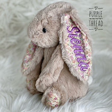 Load image into Gallery viewer, Personalised Jellycat Bashful Bunny Medium - Beige Blossom Bea
