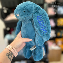Load image into Gallery viewer, Personalised Jellycat Bashful Bunny Medium - Mineral Blue
