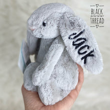 Load image into Gallery viewer, Personalised Jellycat Bashful Bunny SMALL - Silver
